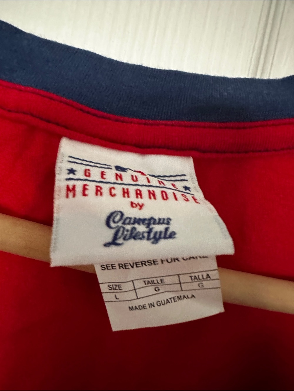 Philadelphia Phillies Red & Navy V-Neck Tee*WMNS*Lg*NWOT*Vintage - Picture 2 of 4